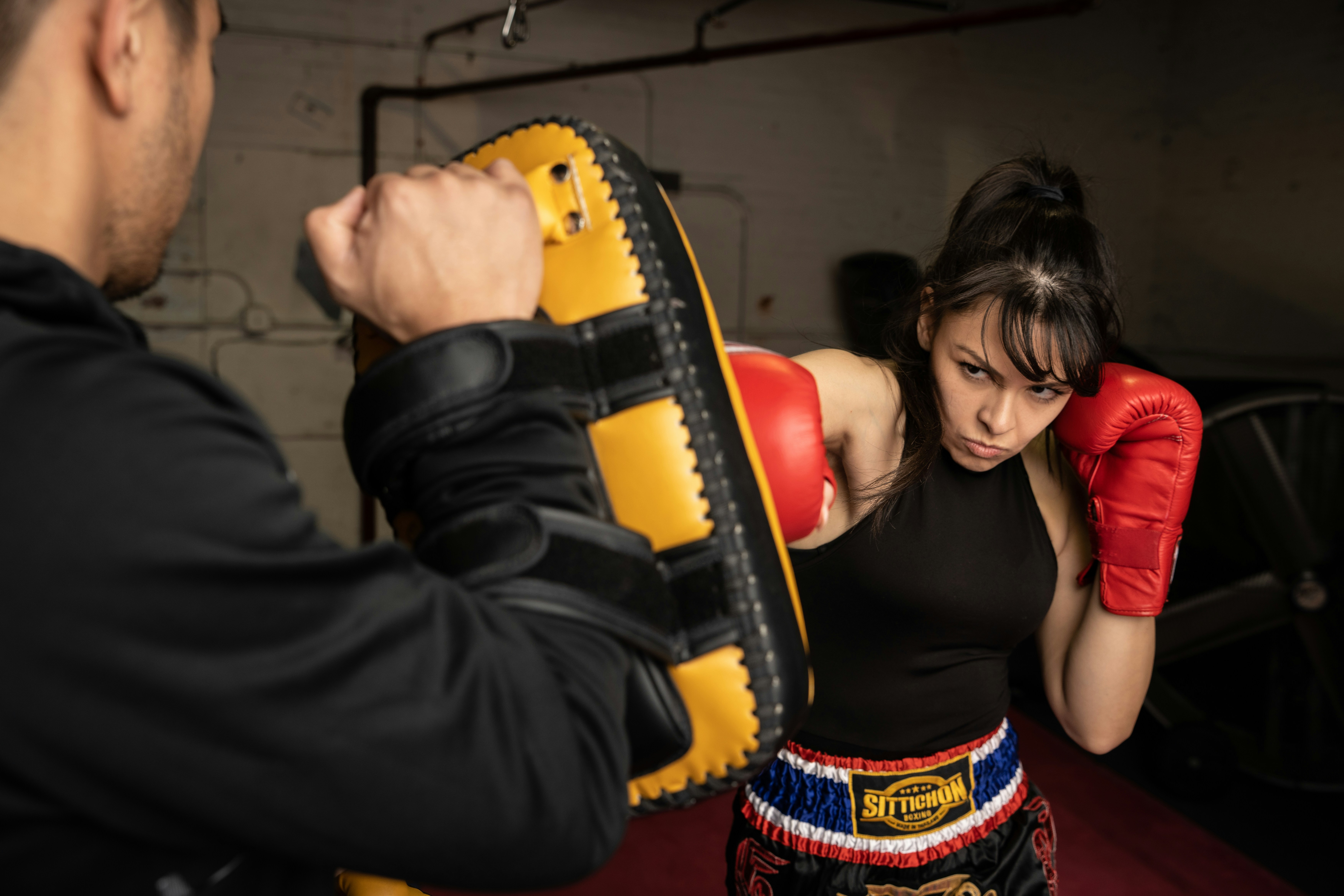 Boxing conditioning class